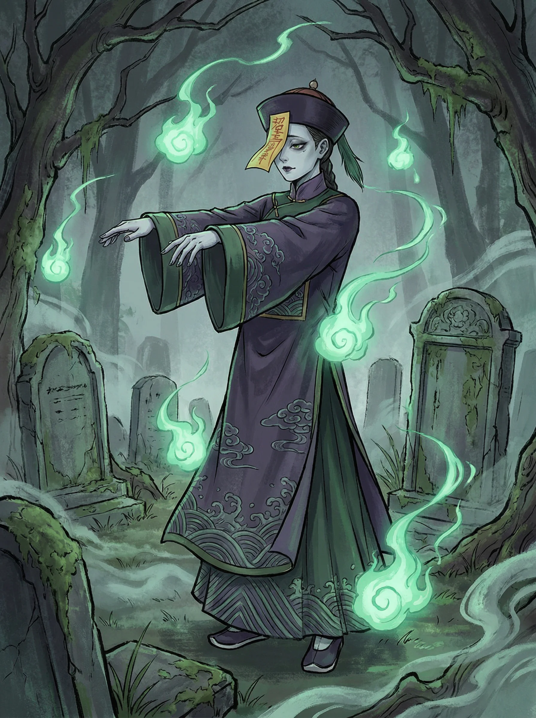 僵尸 - 死神蘑菇 百鬼夜行动漫角色